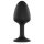 Dorcel Geisha Plug Diamond M - svart, analplugg med hvit stein