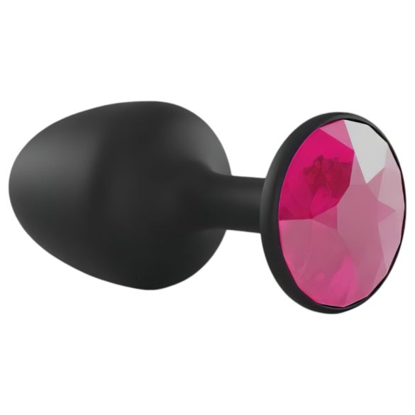 Dorcel Geisha Ruby Plug M - rosa stein (svart)