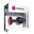 Dorcel Geisha Ruby Plug M - rosa stein (svart)