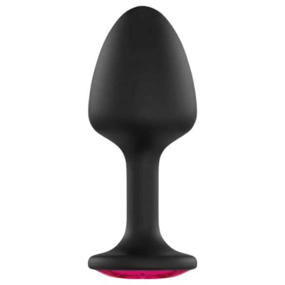 Dorcel Geisha Plug Ruby XL - rosa stein analplugg (svart)
