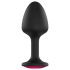 Dorcel Geisha Plug Ruby XL - rosa stein analplugg (svart)