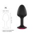 Dorcel Geisha Plug Ruby XL - rosa stein analplugg (svart)