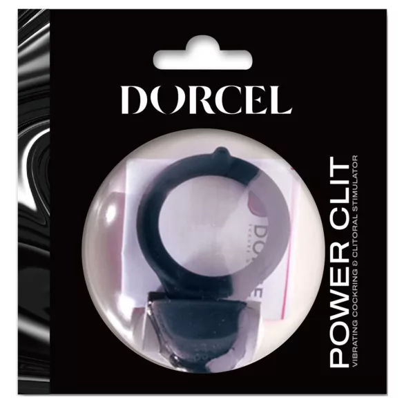 Dorcel Power Clit - vibrerende penisring (svart)
