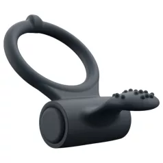   Dorcel Power Clit Plus - oppladbar, vibrerende penisering (svart)