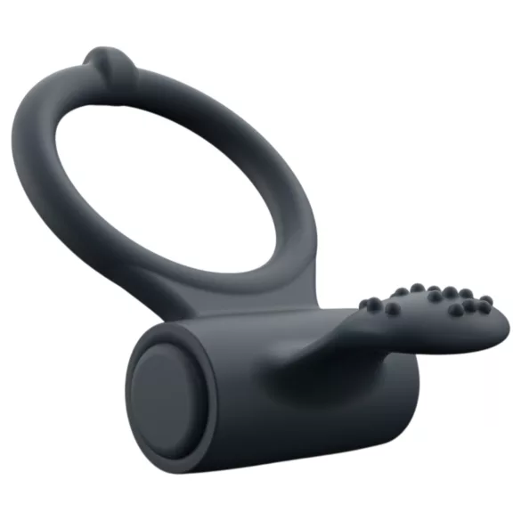 Dorcel Power Clit Plus - oppladbar, vibrerende penisering (svart)