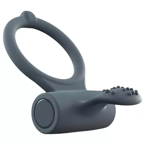 Dorcel Power Clit Plus - oppladbar, vibrerende penisering (svart)