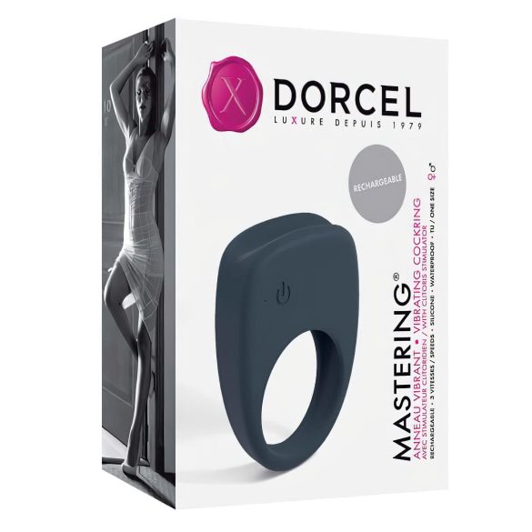 Dorcel Mastering - oppladbar vibrerende penisring (grå)