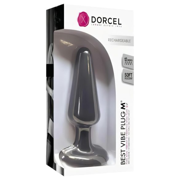 Dorcel Beste Plugg M - oppladbar analvibrator (svart)