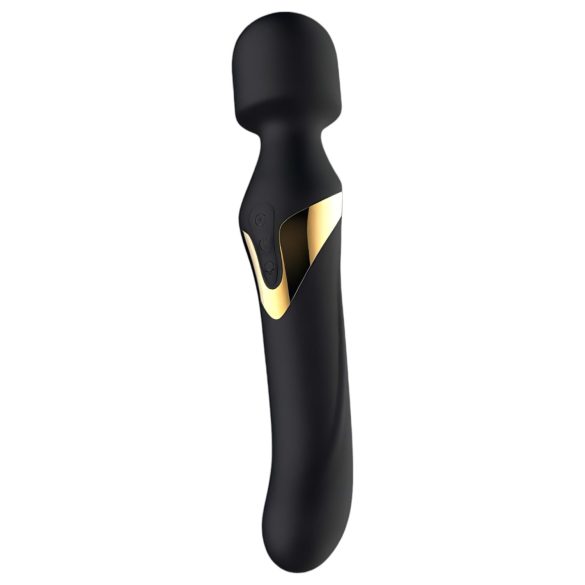 Dorcel Dual Orgasms Gull - 2-i-1 massasjevibrator (svart)