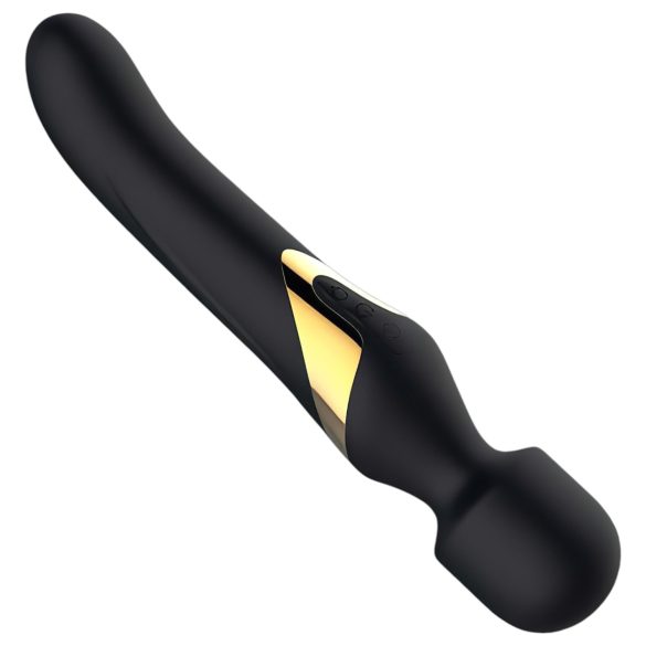 Dorcel Dual Orgasms Gull - 2-i-1 massasjevibrator (svart)
