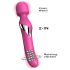 Dorcel Dual Orgasmer - Oppladbar 2-i-1 massasjevibrator (rosa)