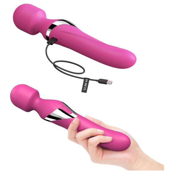 Dorcel Dobbel Orgasme - oppladbar 2-i-1 massasjevibrator (rosa)
