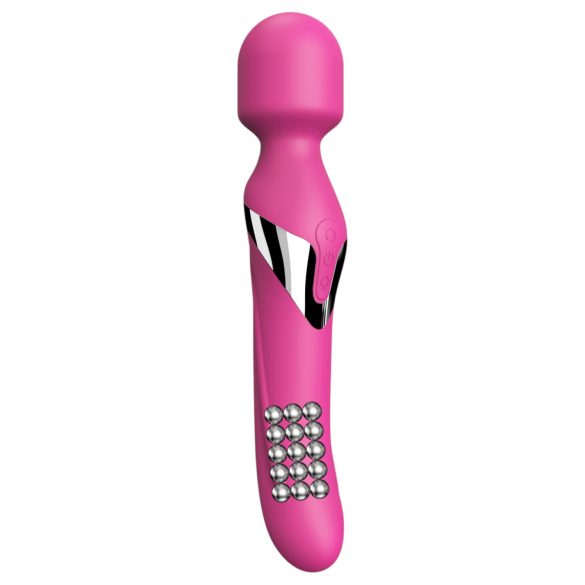 Dorcel Dobbel Orgasme - oppladbar 2-i-1 massasjevibrator (rosa)