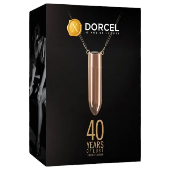 Dorcel - Oppladbar, vanntett vibratorhalskjede (roségull)
