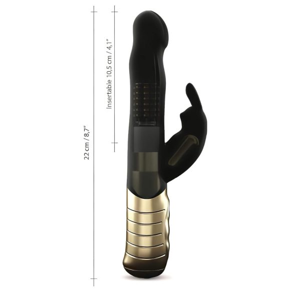 Dorcel Baby Rabbit 2.0 - klitorisstimulator med vibrator (svart-gull)