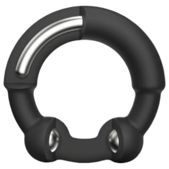 Dorcel Stronger Ring - Metallpenisring (svart)
