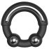 Dorcel Stronger Ring - Metallpenisring (svart)