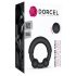 Dorcel Stronger Ring - Metallpenisring (svart)