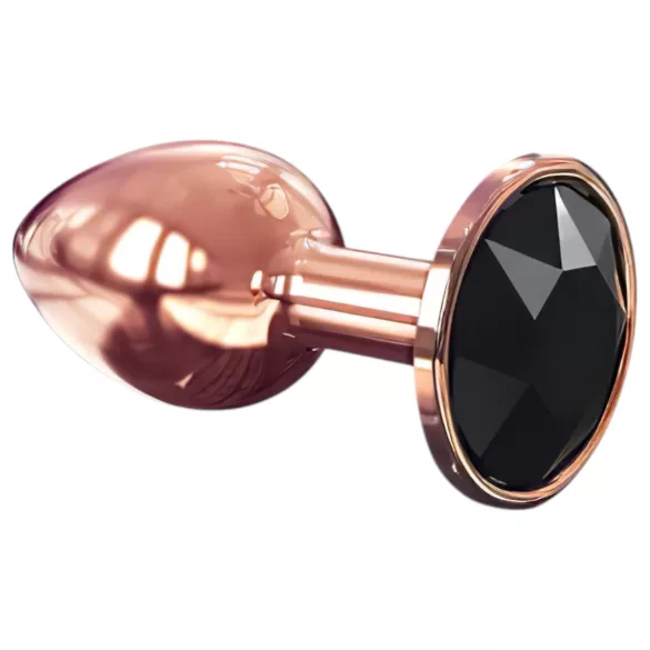 Dorcel Diamond Plug S - liten analplugg i aluminium (roségull)