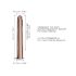Dorcel Pink Lady 2.0 - oppladbar stavvibrator (rose gull)
