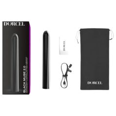 Dorcel Black Muse 2.0 - oppladbar stangvibrator (svart)