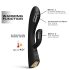 Dorcel Flexi Rabbit - Varmende klitorisvibrator (svart)