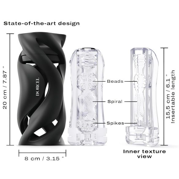 Dorcel Deep Blow - manuell sugemasturbator i etui