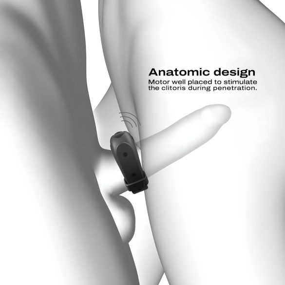 Dorcel justerbar vibrasjonsring (svart)