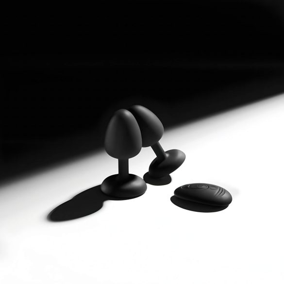 Dorcel - fjernstyrt analvibrator med kuler M - (svart)