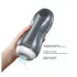 Dorcel Blowjoy Vibe - sugende og vibrerende oppladbar masturbator (grå)