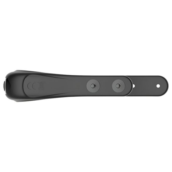 Funny Me - Justerbar oppladbar penisring med vibrasjon (svart)