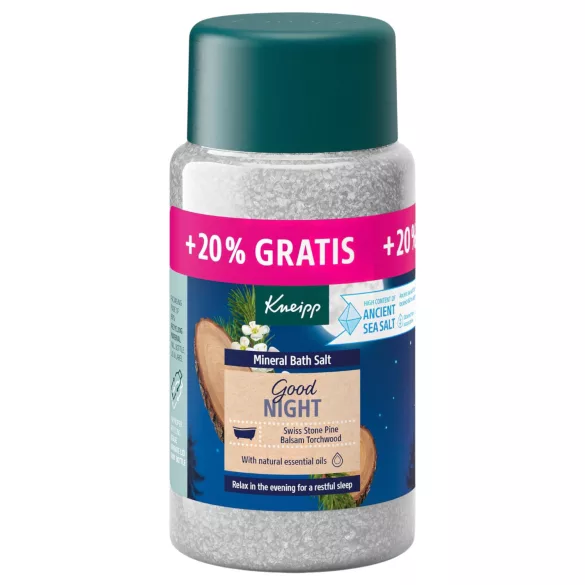 Kneipp Good Night badesalt - fjelledelgran og sandeltre (600 g)