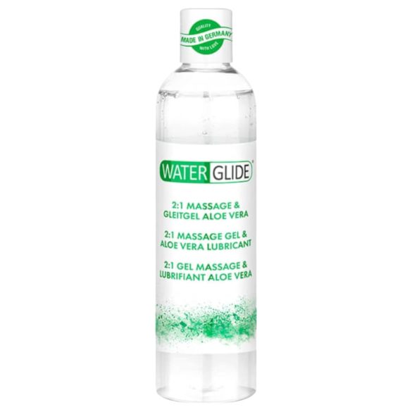 Waterglide 2-i-1 - Aloe Vera glideolje & massasje (300 ml)