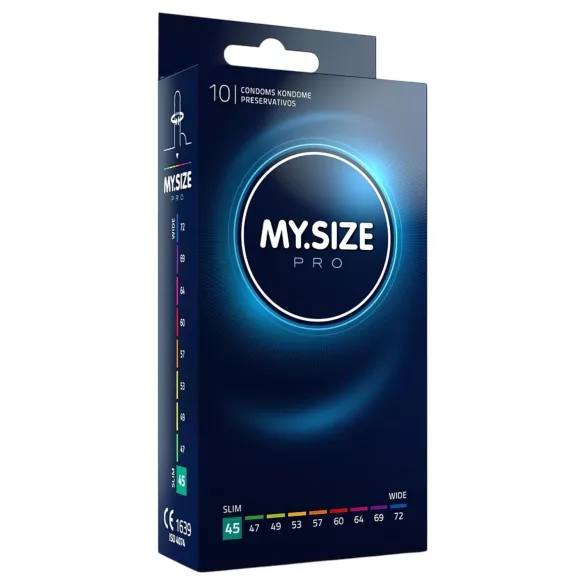 My.Size PRO - kondom i spesialstørrelse - 45 mm (10 stk)