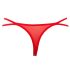 Panty Rose - Fristende tanga med rose - rød (S-L)