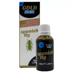   HOT ero Gold Men Spanish Fly - lystøkende dråper for menn (30 ml)