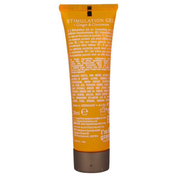 HOT Shiatsu - stimulerende krem for kvinner - ingefær og kanel (30ml)