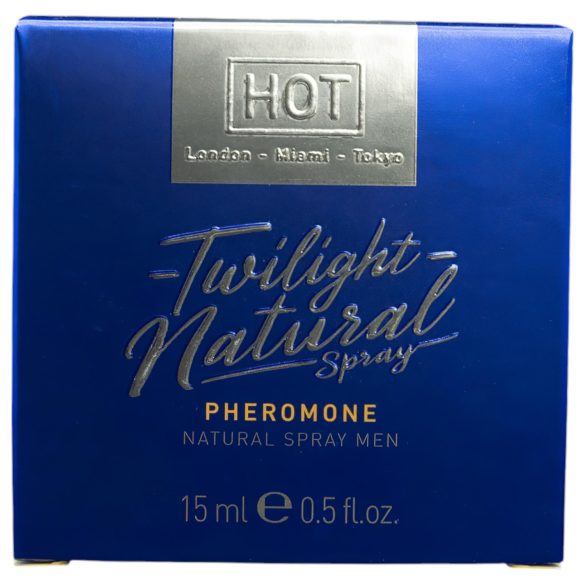 HOT Twilight Natural - feromonparfyme for menn (15 ml) - duftfri