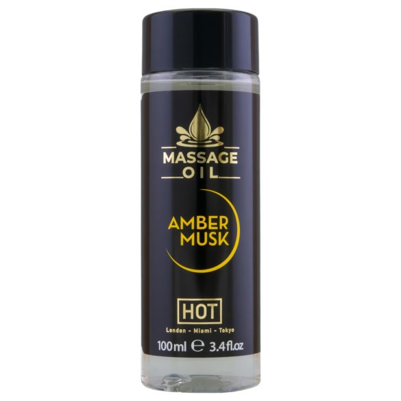 HOT hudpleiemassasjeolje - ravmusk (100ml)