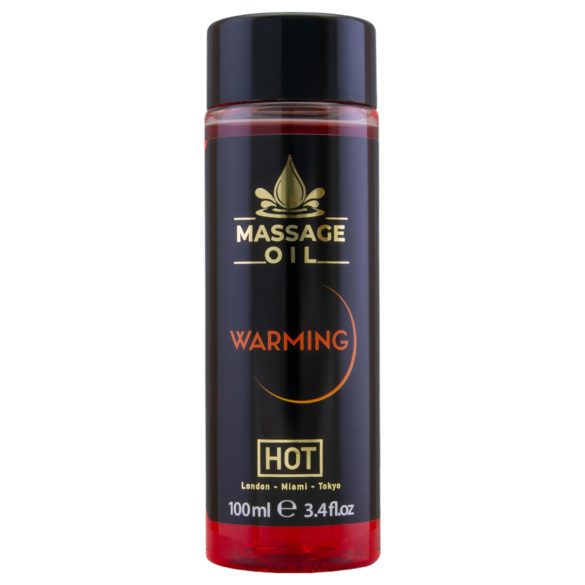 HOT hudpleiemassasjeolje - med varmende effekt (100 ml)
