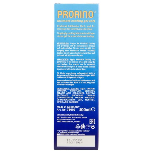 HOT Prorino - mild kjølende intimsalve for menn (100 ml)