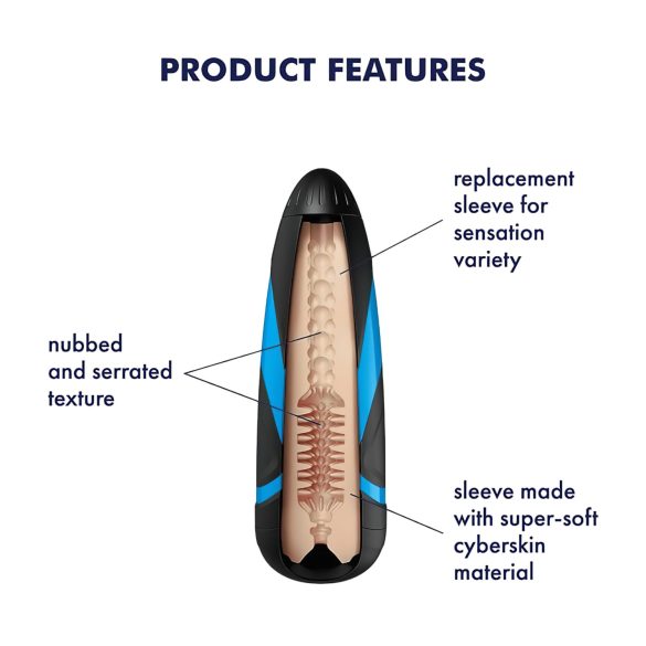 Satisfyer Sleeve Tornado Bliss - masturbatorinnsats