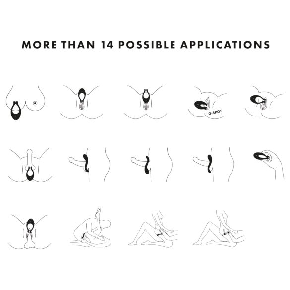 Satisfyer Endless Joy - oppladbar parvibrator (rosa)