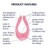 Satisfyer Endless Joy - oppladbar parvibrator (rosa)