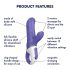 Satisfyer Magic Bunny - Vanntett klitorisvibrator (blå)