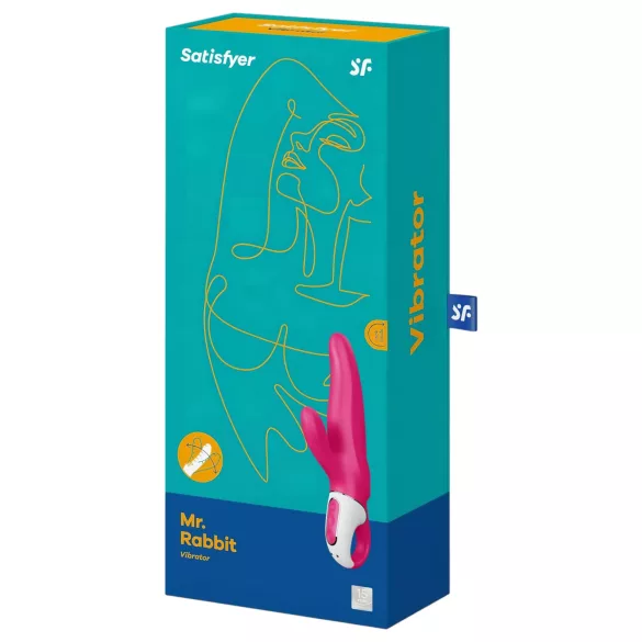 Satisfyer Mr. Rabbit - vanntett vibrator med klitorisstimulator (rosa)
