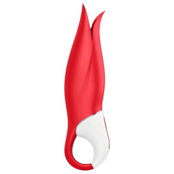 Satisfyer Power Flower - batteridrevet, vanntett vibrator (rød)