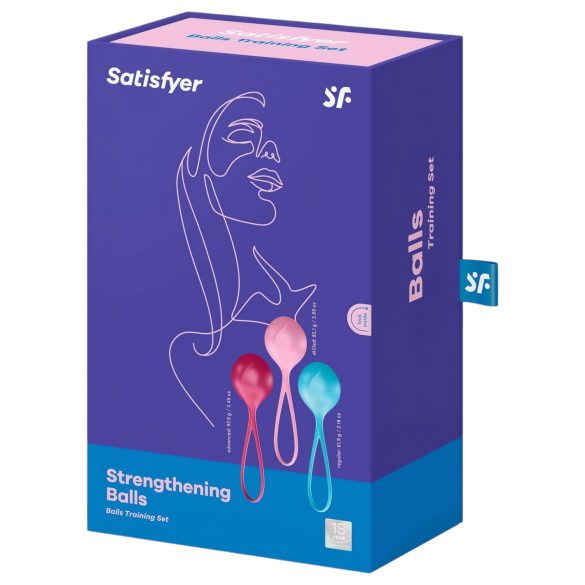 Satisfyer Styrkeballer - Kegelballsett (3 deler)
