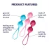 Satisfyer V Balls - Geishakule duo sett (3 deler)