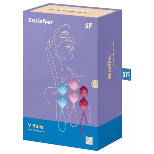 Satisfyer V Balls - Geishakule duo sett (3 deler)